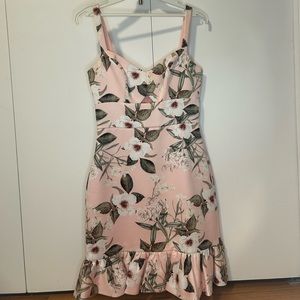 EVER NEW Pink Flowery Cocktail Dress Size 2